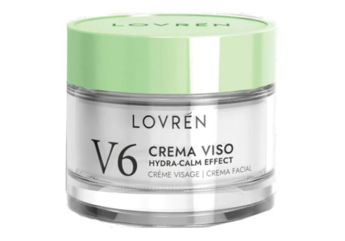 Lovren V6 crema viso idratante calmante per pelle sensibile 30ml