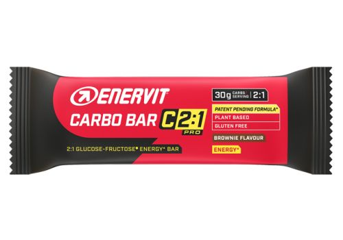Enervit Carbo Bar C 2:1 barretta energetica gusto brownie 50 grammi