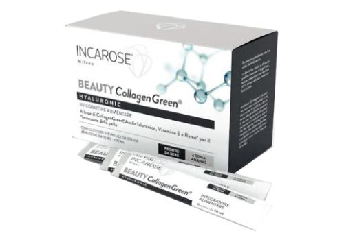 Incarose Beauty Collagen Green integratore per la bellezza della pelle 20 bustine