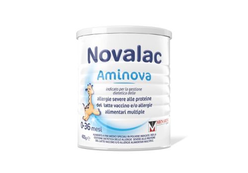 Novalac Aminova formula a base di proteine per la gestione dell'allergia al latte vaccino polvere 400 grammi