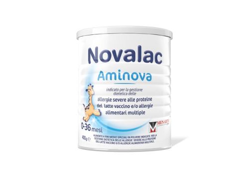 Novalac Aminova formula a base di proteine per la gestione dell'allergia al latte vaccino polvere 400 grammi