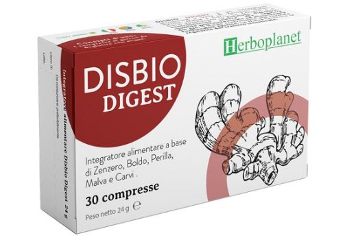 Disbio digest integratore per il benessere dell'apparato digerente 30 compresse