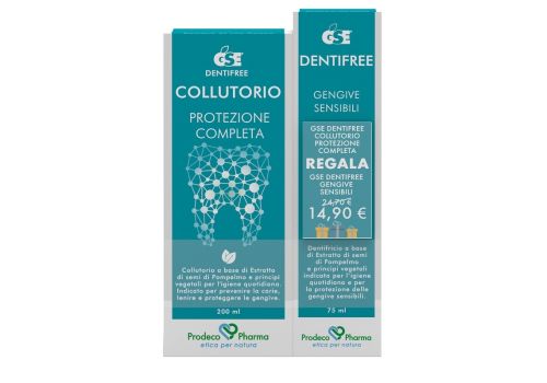 Gse Dentifree collutorio + gel dentifricio