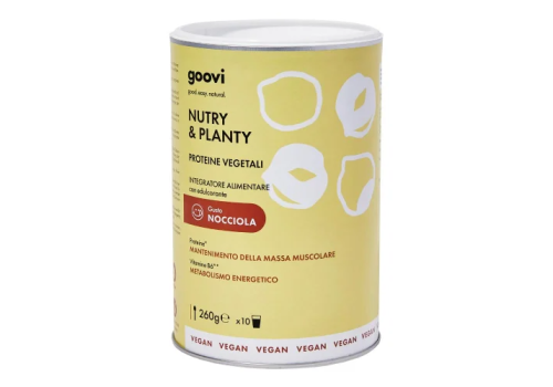 Goovi Nutry & Planty proteine vegetali gusto nocciola 260 grammi
