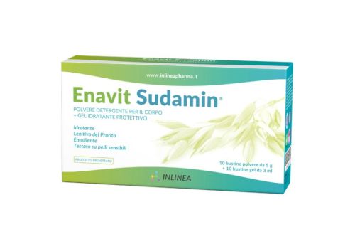 Enavit Sudamin polvere detergente + gel protettivo 10 buste 5 grammi + 10 bustine 3ml