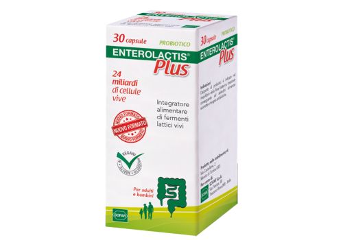 Enterolactis Plus integratore di fermenti lattici vivi 30 capsule