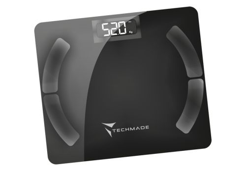 Techmade Smart Black bilancia digitale per peso corporeo  