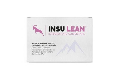 Insu Lean integratore per la funzione digestiva epatica e cardiovascolare 40 capsule