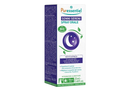Sonni Sereni integratore rilassante e per il riposo notturno spray orale 20ml