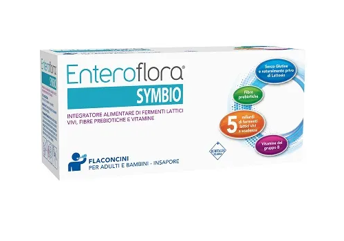 Enteroflora Symbio integratore di fermenti latttici 10 flaconcini 10ml