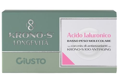 Giusto Kronos Longevità Acido Ialuronico a basso peso molecolare 10 bustine