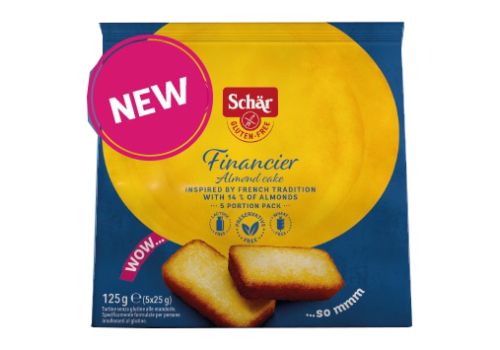 Schar senza glutine Financier merendina 5 pezzi