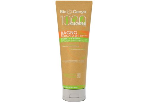 Biogenya 1000 giorni bagno delicato 2 in 1 corpo e capelli 250ml