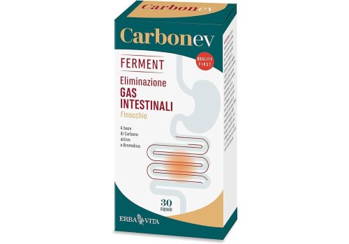 Carbon EV Ferment integratore per il benessere intestinale 30 capsule