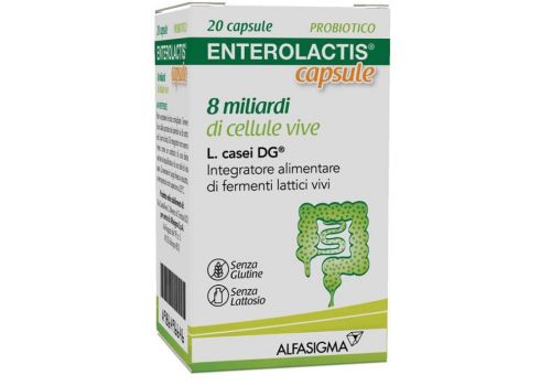 Enterolactis integratore di fermenti lattici vivi 20 capsule