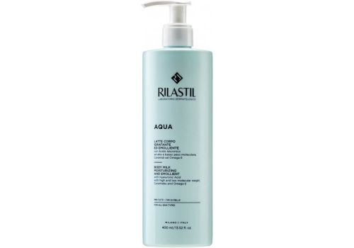 Rilastil Aqua latte corpo idratante ed emolliente per tutti i tipi di pelle 400ml