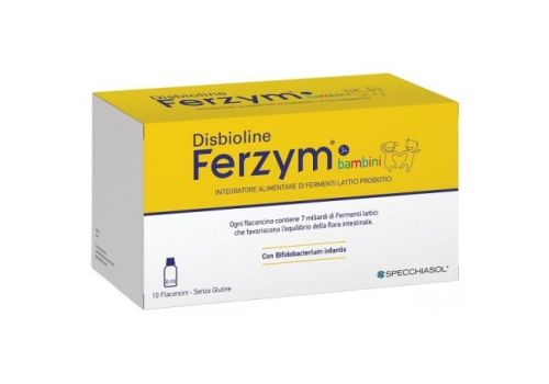 Disbioline Ferzym Bambini integratore di fermenti latttici 10 flaconcini 8ml