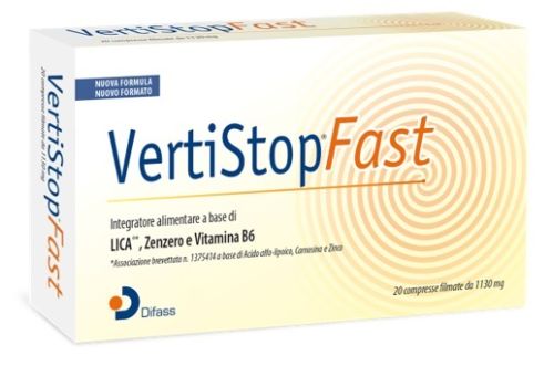 Vertistop Fast integratore per il benessere del sistema nervoso 20 compresse