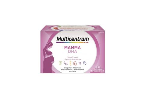 Multicentrum Mamma DHA integratore per la gravidanza 30 compresse + 30 capsule molli