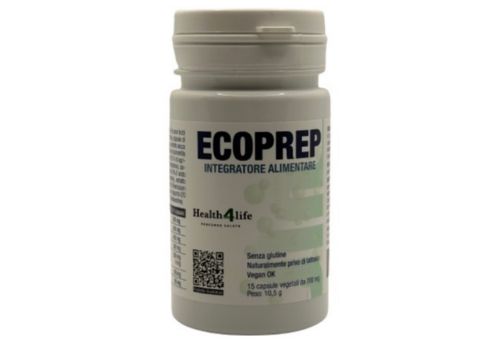 Ecoprep integratore per il gonfiore addominale e i gas intestinali 15 capsule