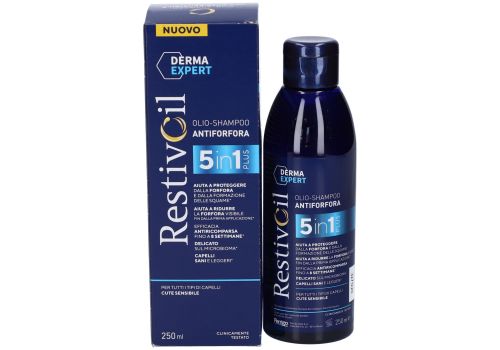 Restivoil Derma Expert olio-shampoo antiforfora 5 in 1 plus 250ml
