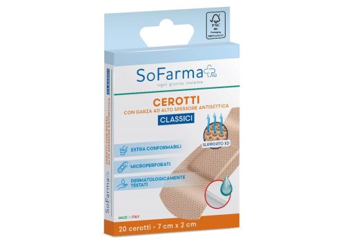 Sofarma+ cerotti classici 7 x 2cm 20 pezzi