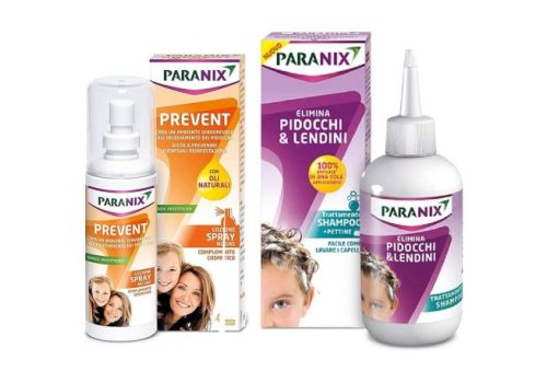 Paranix bipacco trattamento antipidocchi shampoo 200ml+lozione preventiva 100ml