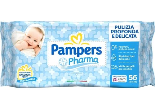 Pampers pharma salviette 56 pezzi