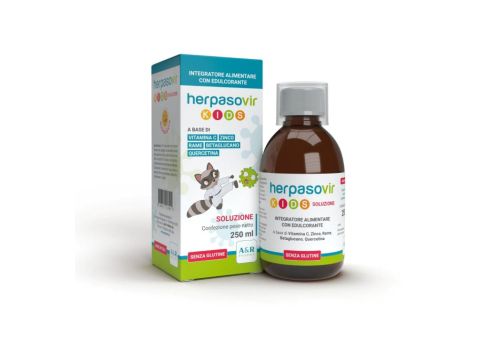 Herpasovir Kids integratore per il sistema immunitario soluzione orale 250ml