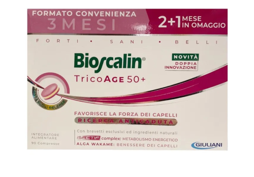 Bioscalin TricoAge 50+ integratore per la caduta dei capelli 90 compresse
