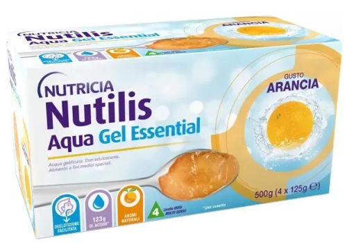 Nutilis aqua gel arancia 4 pezzi