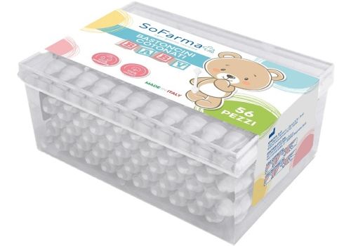 Sofarma+ bastoncini cotonati baby 56 pezzi