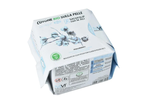 Munus Medical proteggi slip con ali in cotone bio 12 pezzi