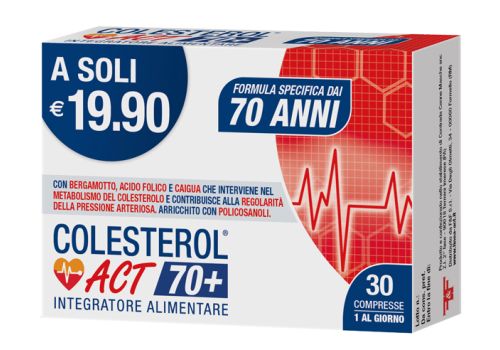 Colesterol Act 70+ integratore per il colesterolo 30 compresse