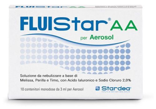 Fluistar AA per aerosol soluzione da nebulizzare 10 flaconcini monodose 3ml