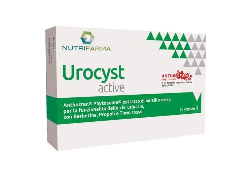Urocyst Active integratore per il benessere delle vie urinarie 15 capsule