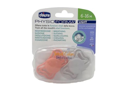 Chicco succhietto light 6-16m 2 pezzo