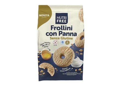 Nutrifree frollini alla panna senza glutine 250 grammi