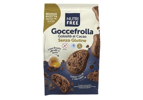 Nutrifree Goccefrolla al cacao biscotto senza glutine 300 grammi