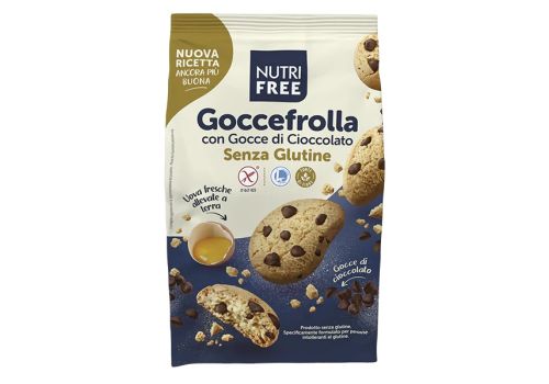 Nutrifree goccefrolla con gocce di cioccolato senza glutine 300 grammi