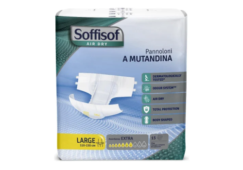 Soffisof Air Dry extra pannoloni a mutandina taglia l 15 pezzi