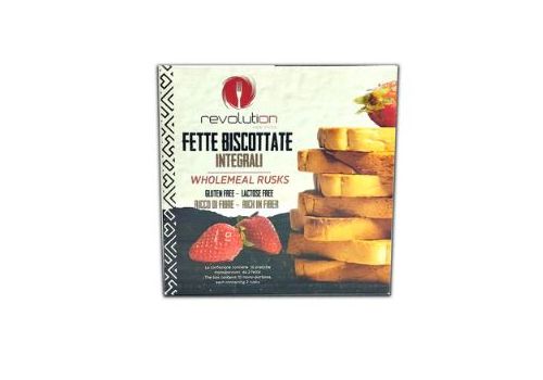 Revolution fette biscottate integrali senza glutine 220 grammi