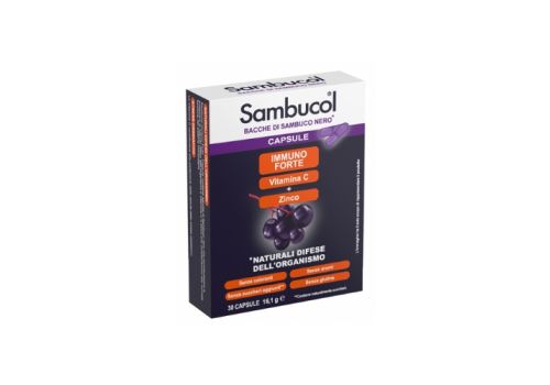 Sambucol Immuno Forte integratore per il sistema immunitario 30 capsule