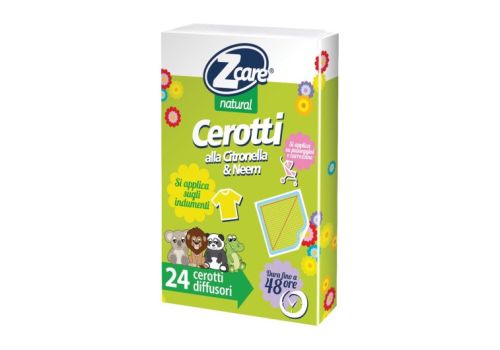 Zcare Natural cerotti diffusori alla citronella & neem 24 pezzi | offerta speciale
