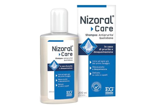 Nizoral Care shampoo antiprurito quotidiano 200ml + gadget