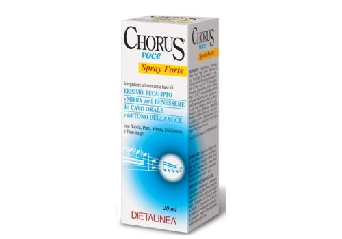 Chorus voce spray forte integratore per il benessere del cavo orale e del tono della voce 20ml