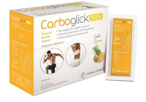 Carboglick Dren  integratore drenante 20 bustine