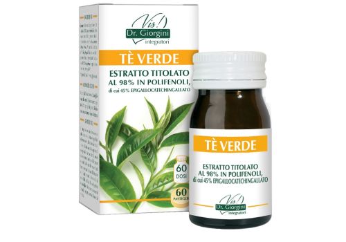 Tè verde estratto titolato azione antiossidante 60 pastiglie
