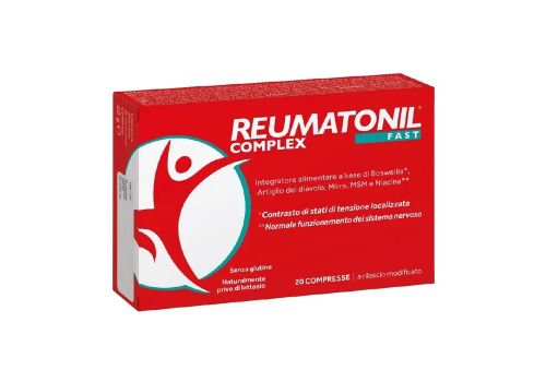 Reumatonil Complex fast integratore per il benessere dei muscoli e delle articolazioni 20 compresse