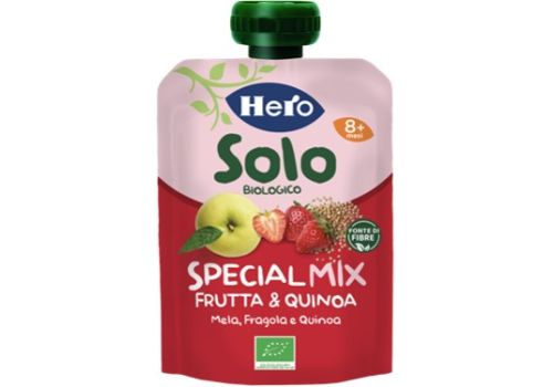 Hero Solo Frutta con cereali fragola e mela senza zuccheri aggiunti 100 grammi